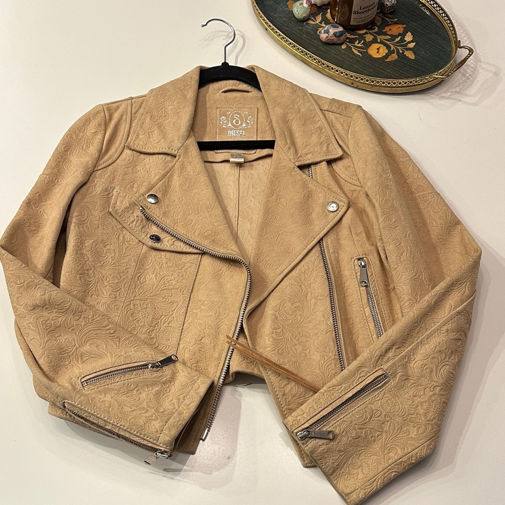 Diesel Leather Jacket Size XS
